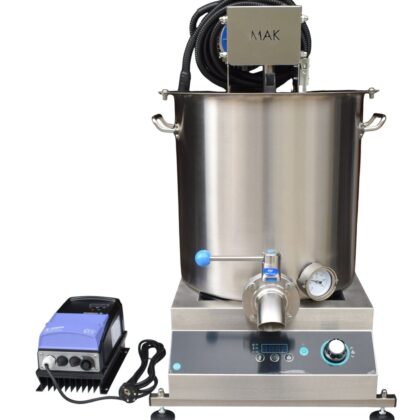 Cooking kettle for caramel syrup 50L with induction plate 5 kW